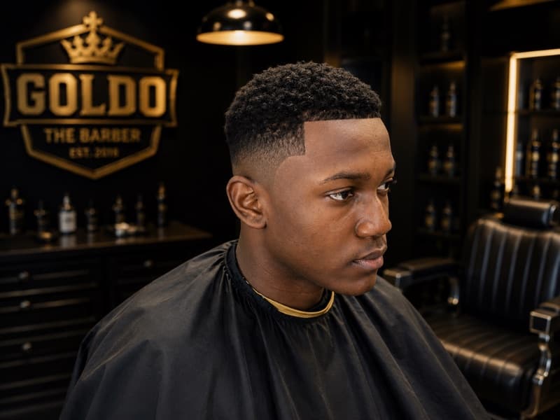 Signature Haircut — Goldo The Barber